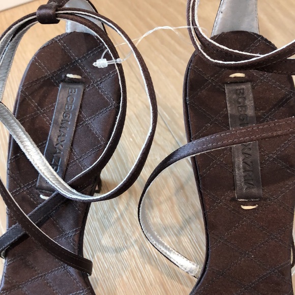 New BCBG brown strapped heels size 8.5 - Picture 2 of 8
